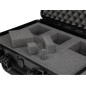 MALLETTE RIGIDE TROLLY - 604 x 473 x 283 mm - AVEC MOUSSE - 80 L