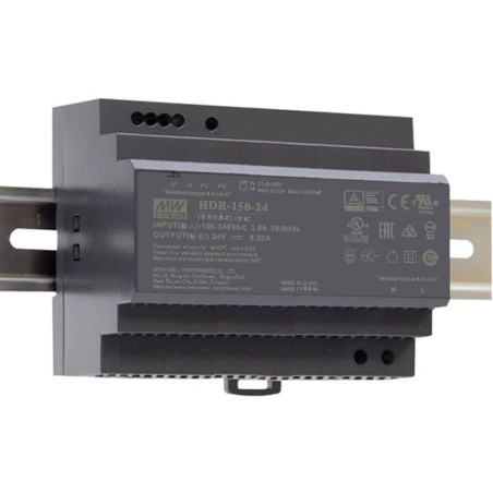ALIMENTATION - 1 SORTIE - 150 W - 24 V- MONTAGE SUR RAIL DIN - POUR US