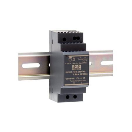 ALIMENTATION - 1 SORTIE - 30 W - 24 V 1.5 A - MONTAGE SUR RAIL DIN - P