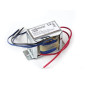 TRANFORMATEUR CHASSIS OUVERT 34 VA 2 x 12 V~ 1400 mA max.