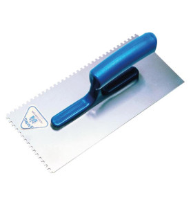 Jung - plâtroir - denté - manche en plastique - 6 x 6 mm - 272 g - pro