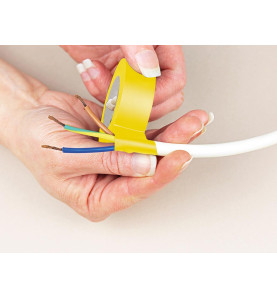 NITTO - RUBAN ADHESIF ISOLANT - JAUNE - 19 mm x 10 m - PRL