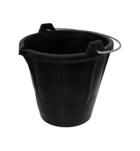 TALIAPLAST - SEAU DE MAÇON - 12 L - CAOUTCHOUC - AVEC BEC VERSEUR - PR