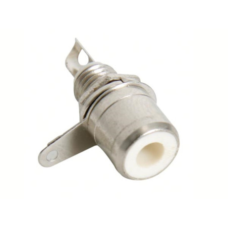 EMBASE RCA FEMELLE - NICKELEE - BLANC - Velleman
