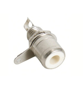 EMBASE RCA FEMELLE - NICKELEE - BLANC - Velleman