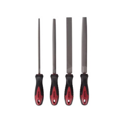 JEU DE LIMES POUR ACIER - 20 cm/8" - 4 pcs - PRL