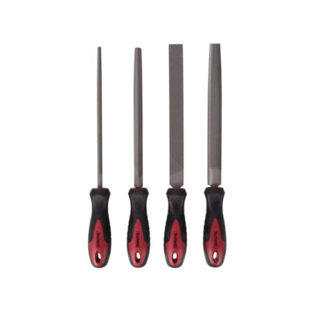 JEU DE LIMES POUR ACIER - 20 cm/8" - 4 pcs - PRL