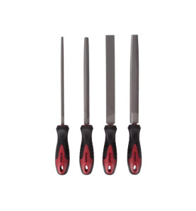 JEU DE LIMES POUR ACIER - 20 cm/8" - 4 pcs - PRL