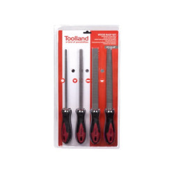 JEU DE RÂPES À BOIS - 20 cm/8" - 4 pcs