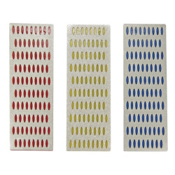 JEU DE PIERRES À AIGUISER AU DIAMANT - 3 pcs - PRL