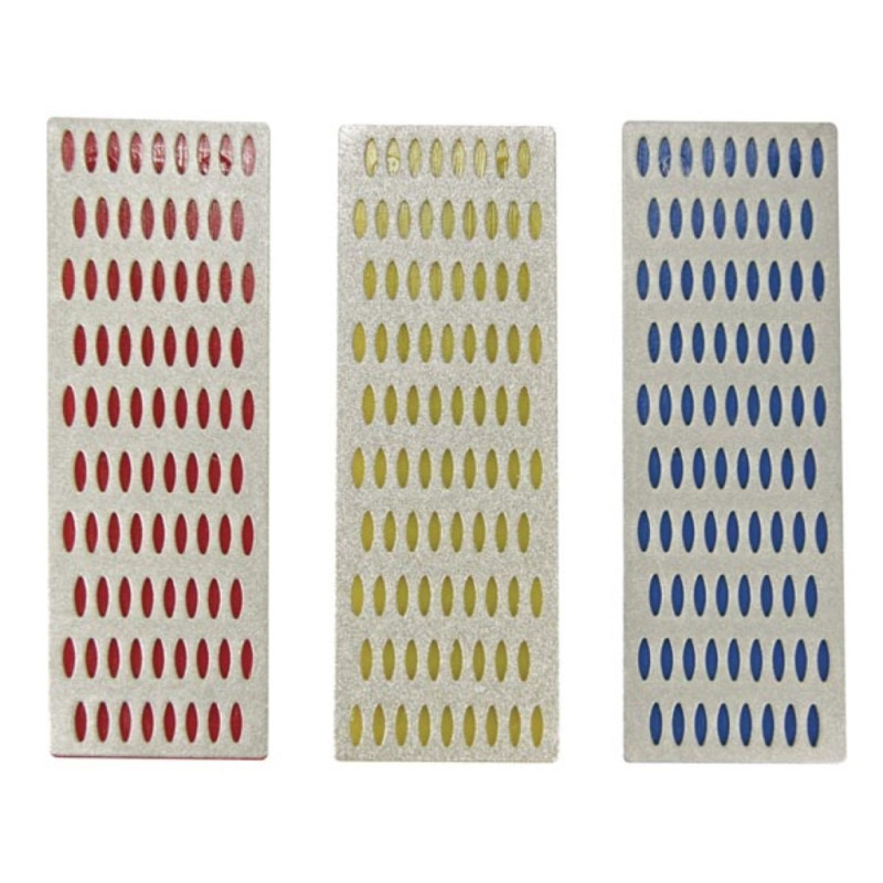 JEU DE PIERRES À AIGUISER AU DIAMANT - 3 pcs