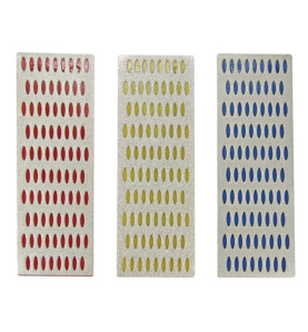 JEU DE PIERRES À AIGUISER AU DIAMANT - 3 pcs - PRL
