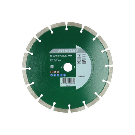 Meuleuse d'angle 230 mm, 2200 W en coffret avec lame de scie diamantée