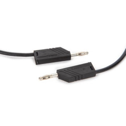CORDON DE MESURE 4mm 50cm - NOIR (MLN-SIL / 1) - Velleman