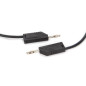 CORDON DE MESURE 4mm 50cm - NOIR (MLN-SIL / 1)