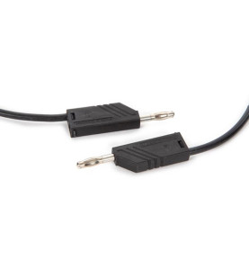 CORDON DE MESURE 4mm 50cm - NOIR (MLN-SIL / 1) - Velleman