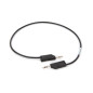 CORDON DE MESURE 4mm 50cm - NOIR (MLN-SIL / 1)