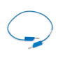 CORDON DE MESURE 4mm 50cm - BLEU (MLN-SIL / 1)