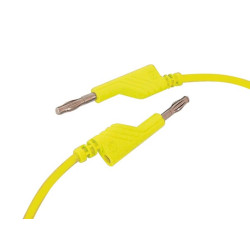 CORDON DE MESURE 4mm 50cm - JAUNE  (MLN-SIL / 1) - Velleman