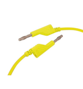 CORDON DE MESURE 4mm 50cm - JAUNE  (MLN-SIL / 1) - Velleman