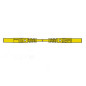 CORDON DE MESURE ISOLE 25cm et Ø 4mm - JAUNE (MLB/GG-SH 25/1)