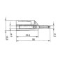 FICHE MULTICONTACTS 4mm A TROU TRANSVERSAL ET REPRISE ARRIERE - NOIR (BSB 20K)