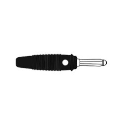 FICHE MULTICONTACTS 4mm A TROU TRANSVERSAL - NOIR (VERSION 30A) (BULA 