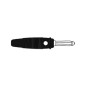 FICHE MULTICONTACTS 4mm A TROU TRANSVERSAL - NOIR (VERSION 30A) (BULA 30K)