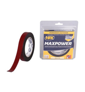 Ruban Max Power Outdoor double face - noir 19mm x 5m - PRL
