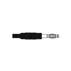 ADAPTATEUR FICHE 4mm VERS 2mm - NOIR (MZS 4) - Velleman