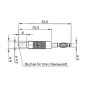 ADAPTATEUR FICHE 4mm VERS 2mm - NOIR (MZS 4)