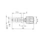 DOUILLE 4mm - LONGUE TIGE - NOIR (PK 10A)