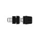 DOUILLE 4mm AVEC BOUCHON IMPERDABLE- NOIR (PKI 10A)