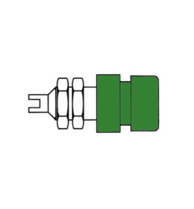 DOUILLE STANDARD 4mm ISOLEE - VERT (BIL 20) - Velleman