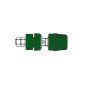 DOUILLE 4mm AVEC BOUCHON IMPERDABLE- VERT (PKI 10A) DOUILLE 4mm AVEC BOUCHON IMPERDABLE- VERT (PKI 10A)