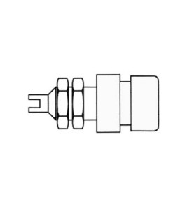 DOUILLE ISOLEE, BLANC, 4mm - BIL20 - Velleman