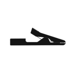 PINCE CROCODILE ISOLEE 2mm - NOIR (MA1) - Velleman
