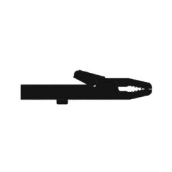 PINCE CROCODILE ISOLEE 4mm 25A - NOIR (AK 2 S) - Velleman