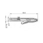 PINCE CROCODILE ISOLEE 4mm 25A - NOIR (AK 2 S)