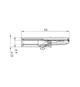 PINCE CROCODILE ISOLEE 4mm 6A  - NOIR (AK 10) - Velleman