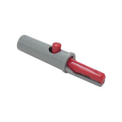 PINCE CROCODILE ISOLEE 4mm 6A  - ROUGE (AK 10) - Velleman