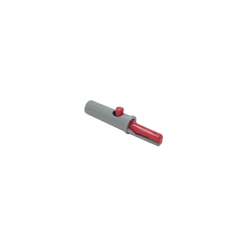 PINCE CROCODILE ISOLEE 4mm 6A  - ROUGE (AK 10)