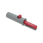 PINCE CROCODILE ISOLEE 4mm 6A  - ROUGE (AK 10)