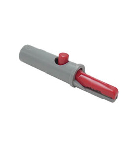 PINCE CROCODILE ISOLEE 4mm 6A  - ROUGE (AK 10) - Velleman