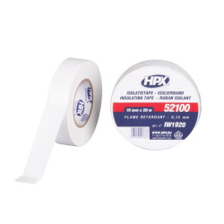 Ruban isolant PVC VDE - blanc 19mm x 20m - PRL
