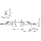 CORDON DE MESURE 4mm 100cm - ROUGE (MLN-SIL 100/1)