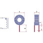 Bobine de ligne toroïdale 220µH 170mohm - 1A