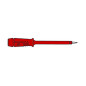 POINTE DE TOUCHE À DOUILLE ISOLANTE FLEXIBLE 4mm EN ACIER INOX - ROUGE (PRÜF 2)