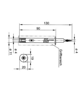 POINTE DE TOUCHE 4mm IEC1010 - ROUGE (PRÜF 2700) - Velleman