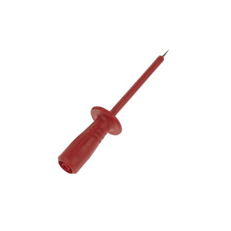 TEST PROBE WITH ELASTIC,SHATTER-PROROOF INSULATED SLEEVE, FEMALE SOCKE